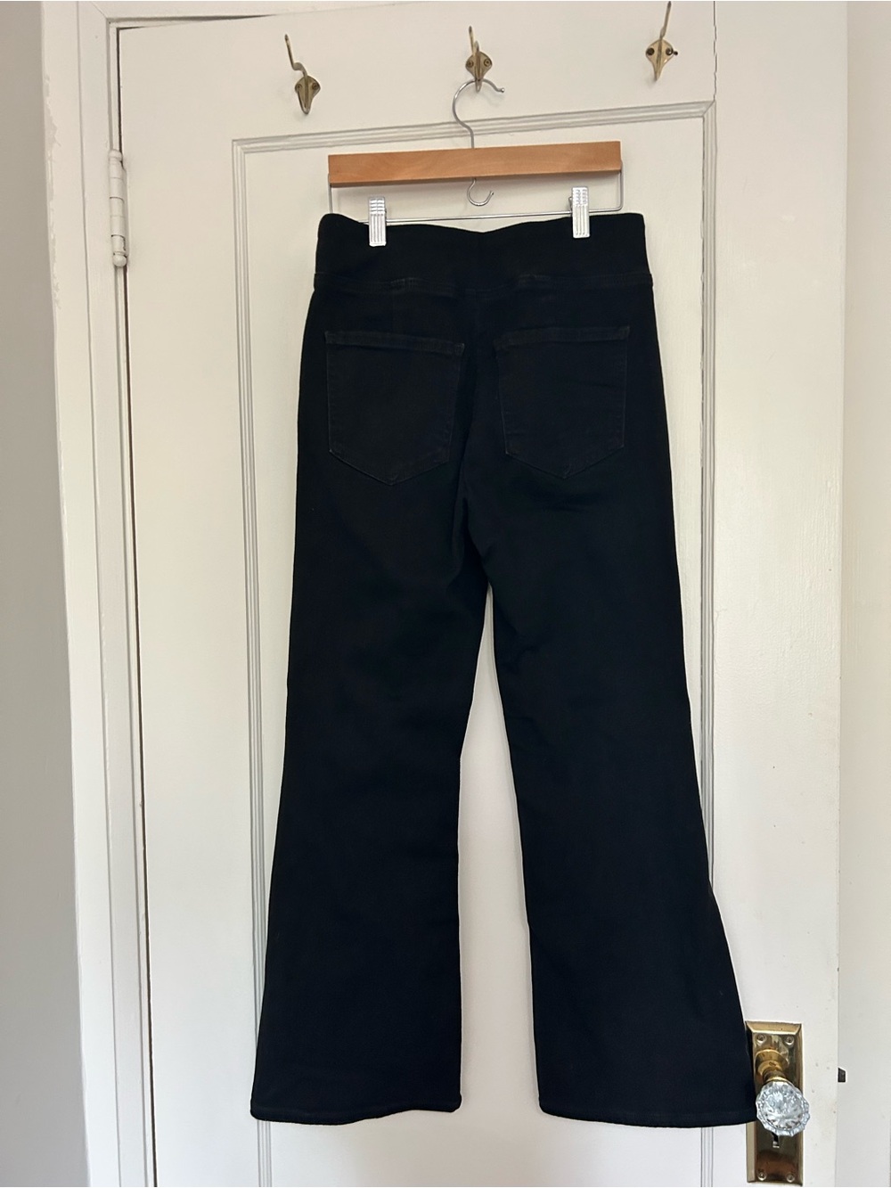 Old Navy Black Wide-Leg Flare Jeans